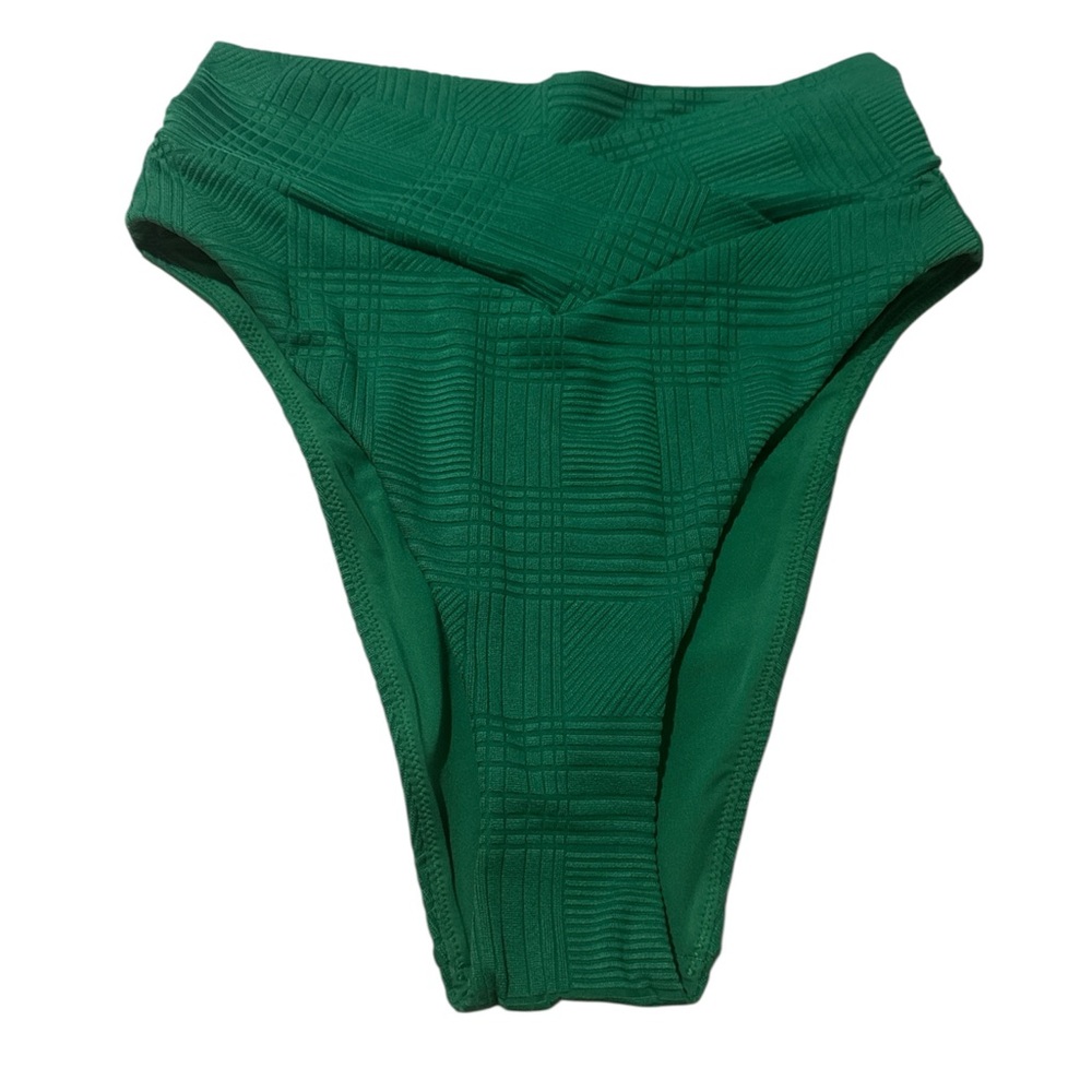 Aerie Green High-Waisted Bikini Bottom